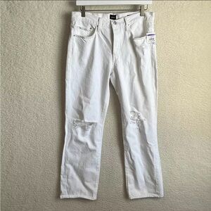 White Edwin women size 31 white distressed